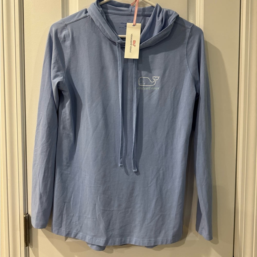 NWT XXS Vineyard Vines Light blue Hoodie